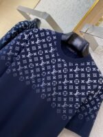 LV Classic Gradient Cotton Round Neck Short Sleeve Navy - 图片 6