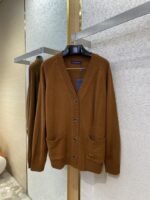 LV logo knitted cardigan jacket - 图片 5