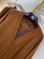 LV logo knitted cardigan jacket - 图片 6