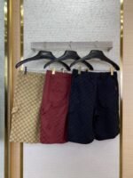 Gucci Jacquard Shorts Burgundy - 图片 2