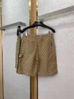 Gucci Jacquard Shorts Khaki - 图片 6