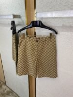Gucci Jacquard Shorts Khaki - 图片 7