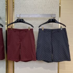 Gucci GG Full Print Jacquard Shorts Grey