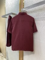Gucci GG Jacquard Short Sleeve Shirt Red - 图片 7