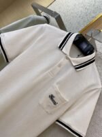 Gucci Logo Embroidered Polo Shirt White - 图片 6