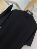 Balenciaga Logo Crackle Letter Print Short Sleeve T-Shirt Black - 图片 8
