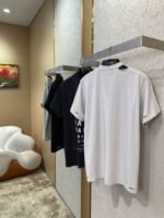 Balenciaga Eyesight Chart Print Short Sleeve Black - 图片 4