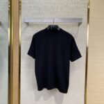 LV Full width embroidered knitted short sleeve