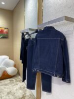 Fendi Medallion Embroidered Denim Trousers - 图片 4