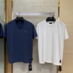 Fendi Chest Logo Embroidery Short Sleeve T-Shirt White