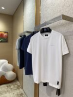 Fendi Chest Logo Embroidery Short Sleeve T-Shirt White - 图片 3