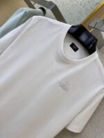 Fendi Chest Logo Embroidery Short Sleeve T-Shirt White - 图片 6