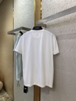 Fendi Chest Logo Embroidery Short Sleeve T-Shirt White - 图片 7