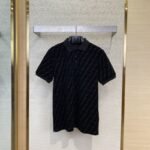Fendi FF full print flocked polo shirt