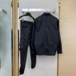 Prada Triangle Label Nylon Work Trousers - 图片 2