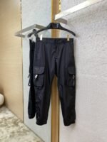 Prada Triangle Label Nylon Work Trousers - 图片 5