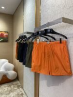 Prada Nylon Triangle Label Shorts Orange - 图片 3