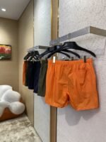 Prada Nylon Triangle Label Shorts Orange - 图片 4