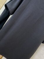 Prada New Triangle Neckline Steel Label Short Sleeve Black - 图片 8