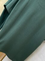 Prada New Triangle Neckline Steel Label Short Sleeve Green - 图片 9