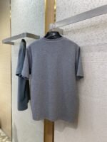 Prada New Triangle Neckline Steel Label Short Sleeve Grey - 图片 7
