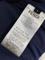 Fendi Logo Embroidered Corduroy Casual Sweatshirt - 图片 9