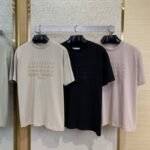 Maison Margiela Digital Embroidery Four Corner Stitch Short Sleeve T-Shirt black