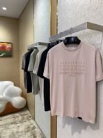 Maison Margiela Digital Embroidery Four Corner Stitch Short Sleeve T-Shirt black - 图片 3