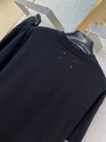 Maison Margiela Digital Embroidery Four Corner Stitch Short Sleeve T-Shirt black - 图片 8