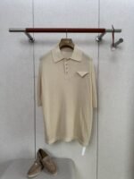 Bottega Veneta Triangle Knit Short Sleeve
