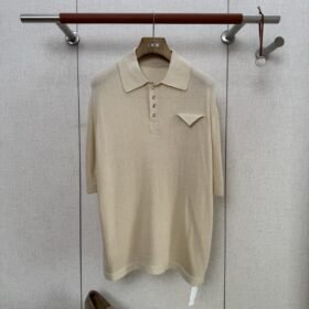 Bottega Veneta Triangle Knit Short Sleeve