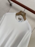 HERMES Cuffed Clash Short Sleeve T-Shirt White - 图片 3