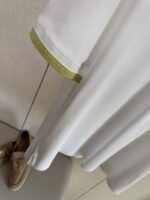 HERMES Cuffed Clash Short Sleeve T-Shirt White - 图片 5