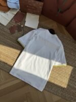 HERMES Cuffed Clash Short Sleeve T-Shirt White - 图片 8
