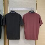 Gucci White Trim Spray Colour Round Neck Short Sleeve T-Shirt Black - 图片 2