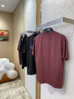 Gucci White Trim Spray Colour Round Neck Short Sleeve T-Shirt Black - 图片 4