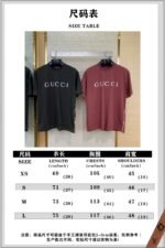 Gucci White Trim Spray Colour Round Neck Short Sleeve T-Shirt Red - 图片 10
