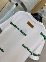 LV Letters Printed Crew Neck Short Sleeve T-Shirt - 图片 8