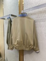 Miu Miu Check Removable Lapel Zip Jacket Coat - 图片 7