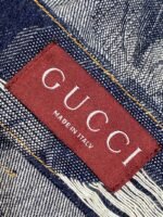 Gucci Jacquard Wash Denim Shorts - 图片 9