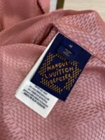 LV Checkered Jacquard Short Sleeve Shirt Pink - 图片 9