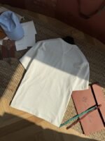 Bottega Veneta Pocket Studded Round Neck Short Sleeve White - 图片 8