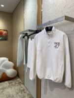 Dior Half-Zip Embroidered Casual Jacket - 图片 3