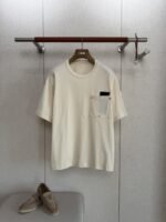 Bottega Veneta Cotton Pocket Round Neck Short Sleeve