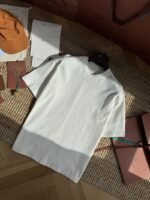 Bottega Veneta Crew neck short sleeve T-shirt white - 图片 7
