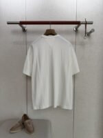 Bottega Veneta Round Neck Pocket Heart Short Sleeve White - 图片 2