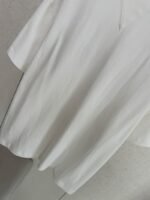 Bottega Veneta Round Neck Pocket Heart Short Sleeve White - 图片 6