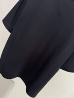 Bottega Veneta Round Neck Pocket Heart Short Sleeve Black - 图片 6