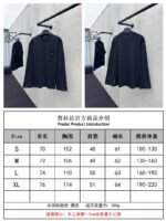 Prada triangle label pocket long sleeve black - 图片 10
