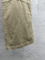 Prada solid color zipper wide leg twill casual pants - 图片 7